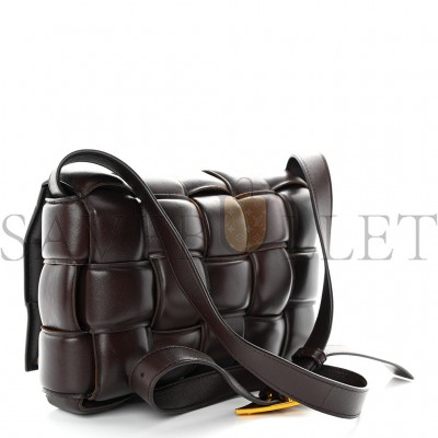 BOTTEGA VENETA NAPPA MAXI INTRECCIO PADDED CASSETTE CROSSBODY BAG FONDANT