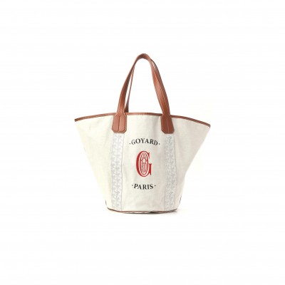 GOYARD REVERSIBLE BELHARRA WHITE 