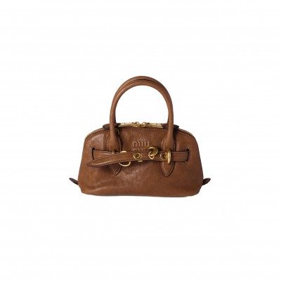 MIU MIU AVENTURE MINI NAPPA LEATHER BAG 5BP090