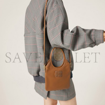 MIU MIU IVY LEATHER HANDBAG 5BG281