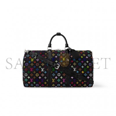 LOUIS VUITTON MURAKAMI LV X TM KEEPALL BANDOULIÈRE 50 M13745