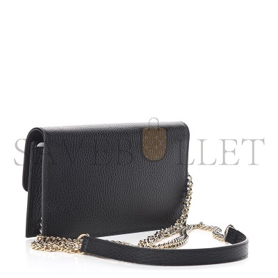 GUCCI DOLLAR CALFSKIN INTERLOCKING G CHAIN WALLET 510314
