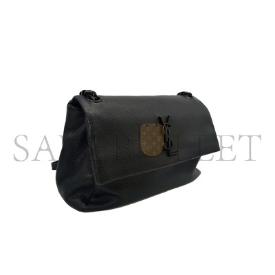 YSL MEDIUM WEST HOLLYWOOD MONOGRAM FOLD-OVER SLP01677B