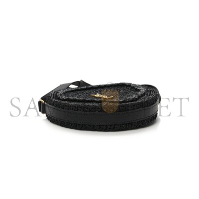 YSL SAC ROUND IN RAFFIA BLACK 68560124700940
