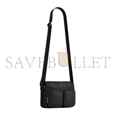 YSL CITY SAINT LAURENT CAMERA BAG IN GRAINED LEATHER 729240AAC8O1000