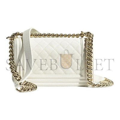CHANEL SMALL QUILTED BOY BAG A67085 B05839 10601