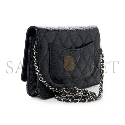 CHANEL CAVIAR QUILTED WALLET ON CHAIN WOC 1549553