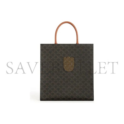 CELINE TOTE IN CABAS TRIOMPHE PRINTED COWHIDE 191492BZK.04LU