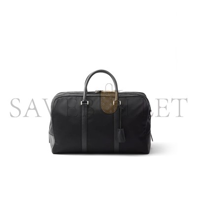 PRADA RE-NYLON AND SAFFIANO LEATHER DUFFEL BAG 2VC014 