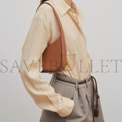 THE ROW HALF MOON BAG IN LEATHER CUIR W1249L60CRPD
