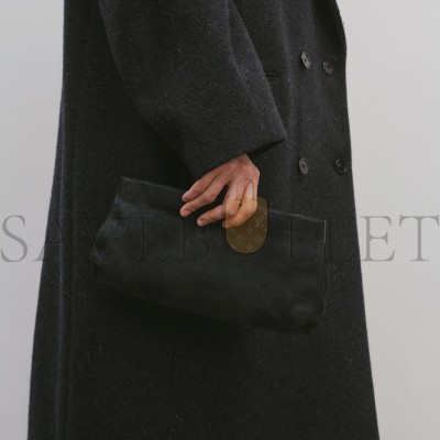 THE ROW ABBY BAG IN SUEDE DARK NAVY W1605L28DNPLD