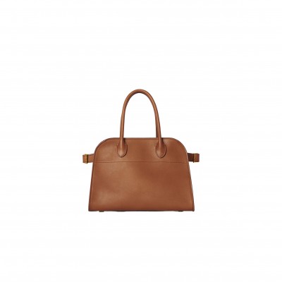 THE ROW SOFT MARGAUX 10 BAG IN LEATHER CUIR W1190L72CUSHG