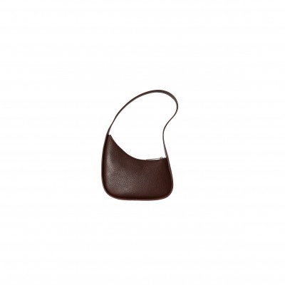 THE ROW HALF MOON BAG IN LEATHER BURNT WOOD W1249L136BNWAS