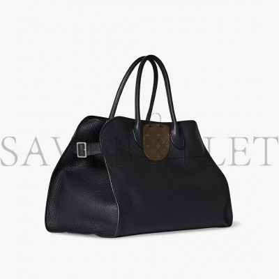 THE ROW SOFT MARGAUX 15 BAG IN LEATHER BLACK W1255L133BLPL