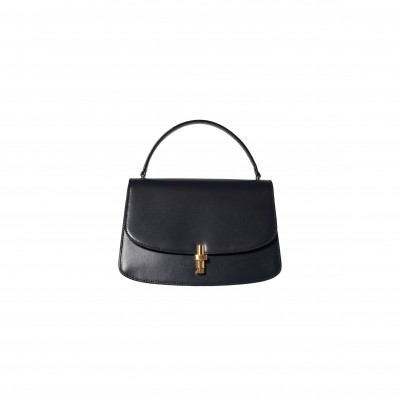 THE ROW SOFIA 10.00 BAG IN LEATHER BLACK W1446L60BLSG 
