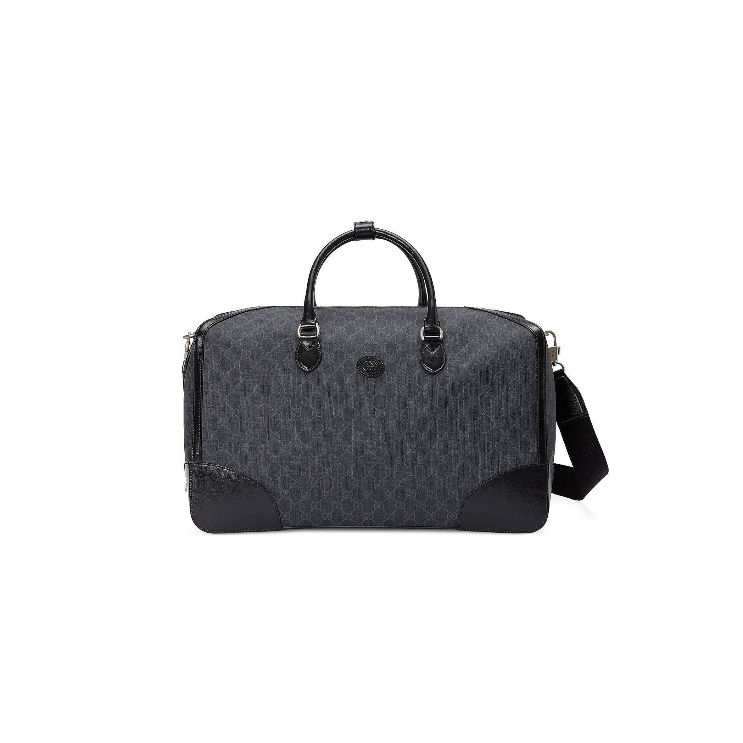 GUCCI LARGE DUFFLE BAG WITH INTERLOCKING G 696015 GUCCI LARGE DUFFLE BAG WITH INTERLOCKING G 696015
