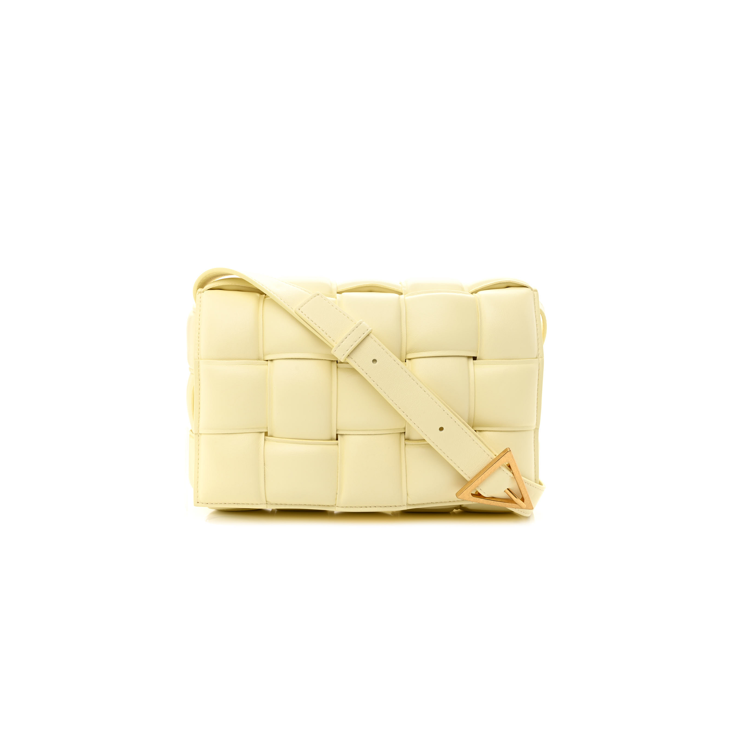 BOTTEGA VENETA NAPPA MAXI INTRECCIO PADDED CASSETTE CROSSBODY BAG ZEST