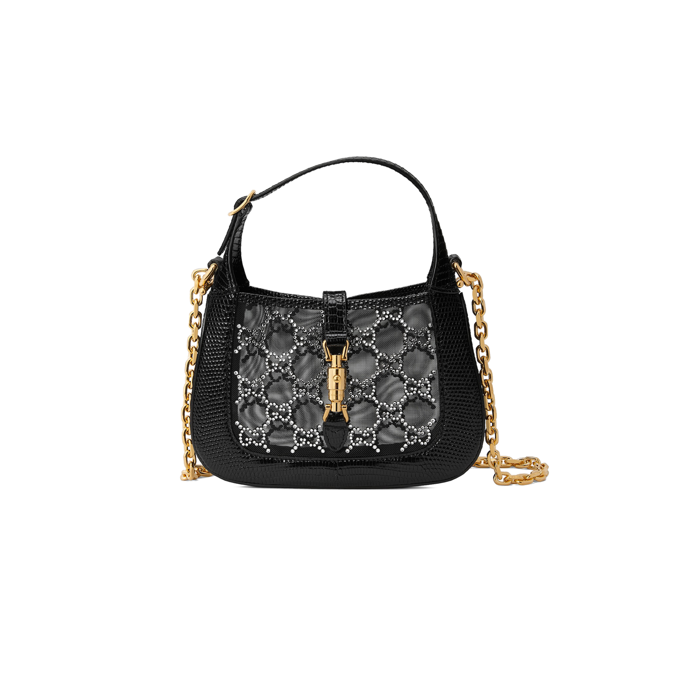 GUCCI JACKIE 1961 MINI LIZARD SHOULDER BAG 677027 GUCCI JACKIE 1961 MINI LIZARD SHOULDER BAG 677027
