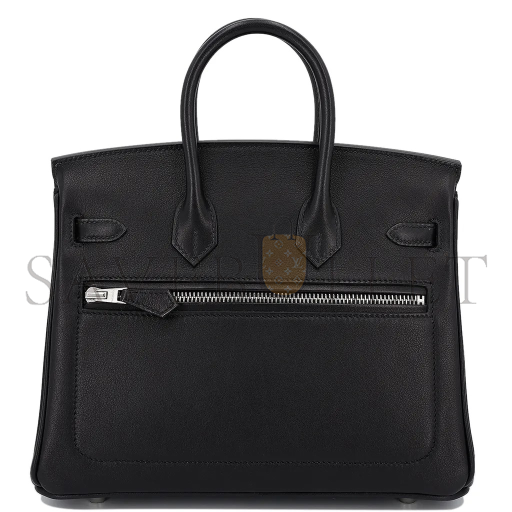HERMES MASTER BIRKIN 25 ROCK BLACK SILVER HARDWARE 10074565