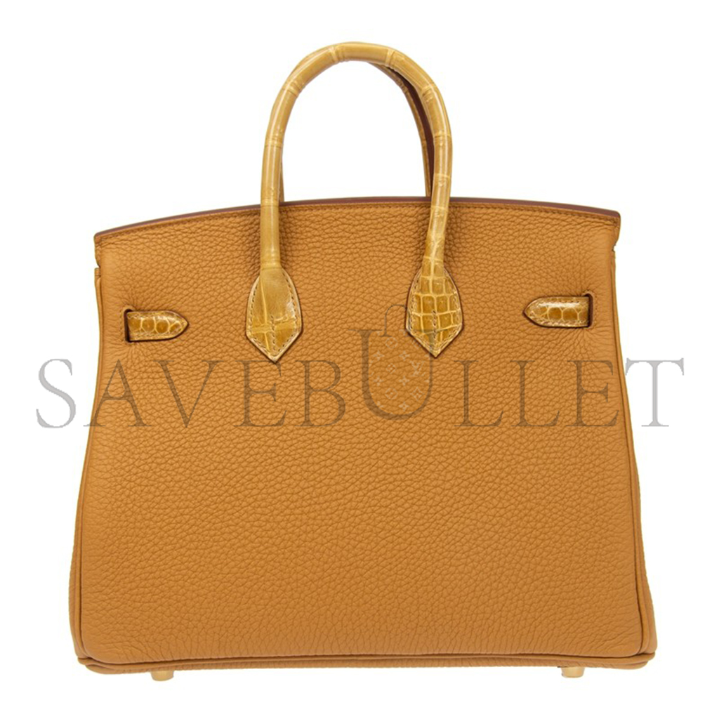 HERMES MASTER BIRKIN TOUCH 25 MILK TEA HANDBAG BK25TUAGTGGP