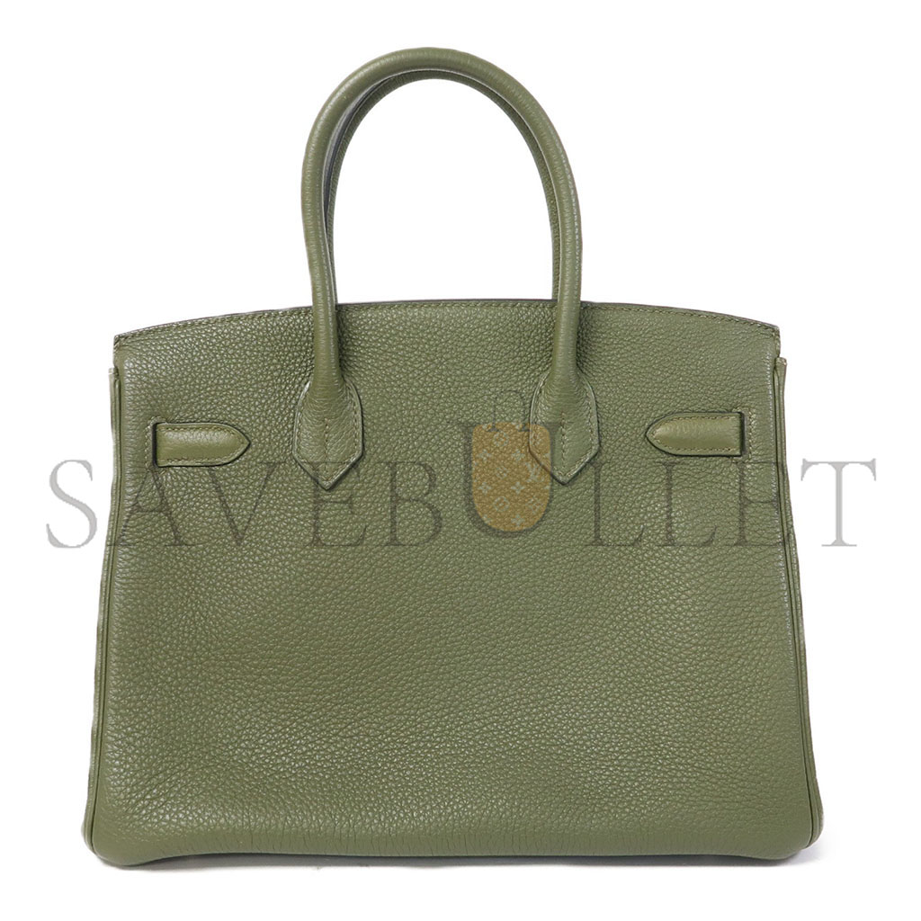 HERMÈS BIRKIN 25 TOGO SAGE GREEN GOLD BUCKLE BAG 2161300193552
