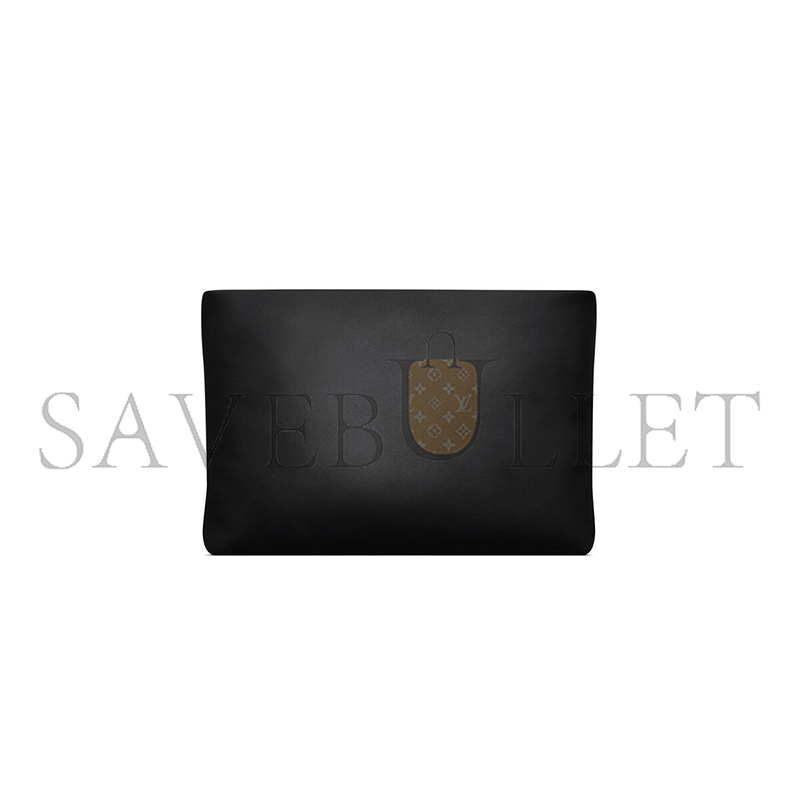 YSL SAINT LAURENT SMALL PUFFY POUCH IN LAMBSKIN 779526AADA11000 YSL SAINT LAURENT SMALL PUFFY POUCH IN LAMBSKIN 779526AADA11000