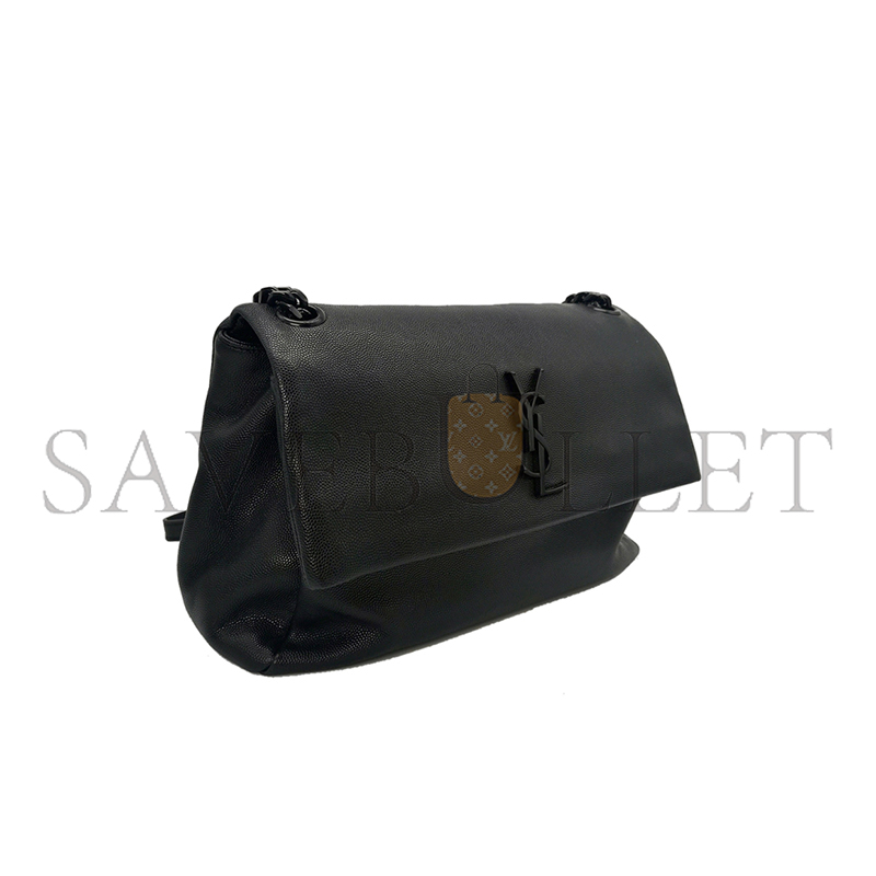 YSL MEDIUM WEST HOLLYWOOD MONOGRAM FOLD-OVER SLP01677B