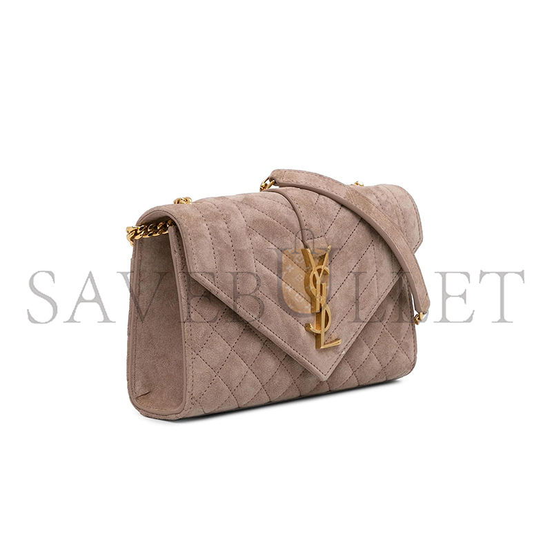 YSL ENVELOPE SMALL BAG IN SUDE SHOULDER BAG 5262861217942