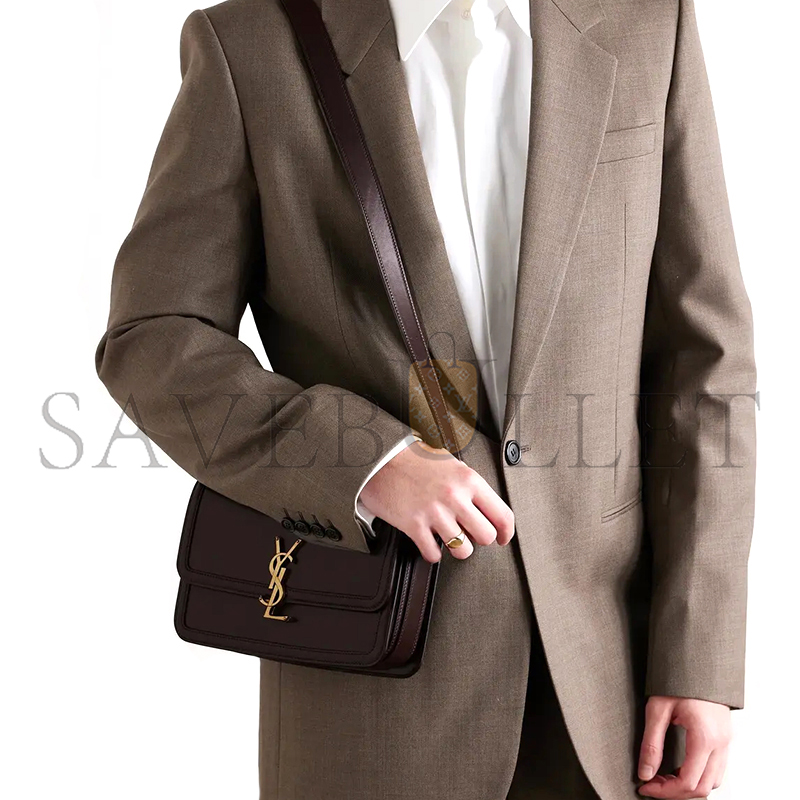 YSL SOLFERINO MEDIUM SATCHEL IN BOX SAINT LAURENT 7110390SX0W2877