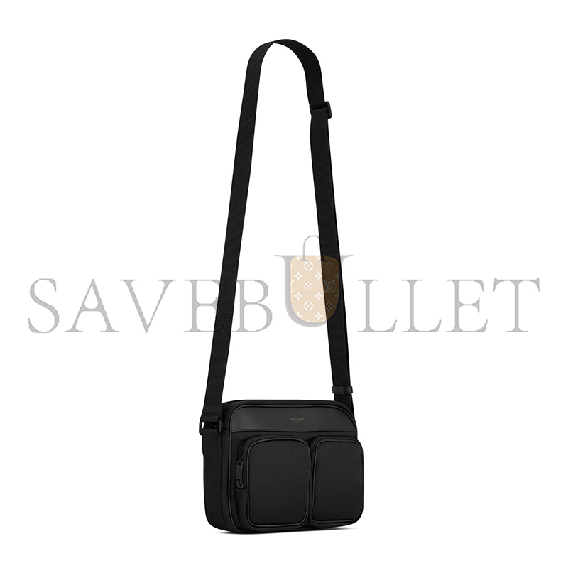 YSL CITY SAINT LAURENT NEW CAMERA BAG IN ECONYL® REGENERATED NYLON 729240FABGK1000