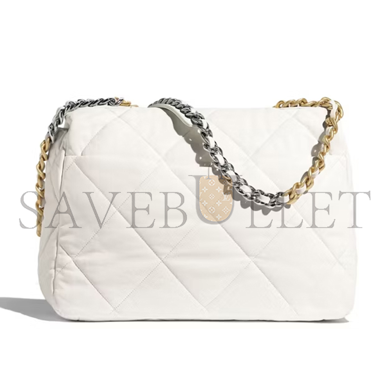 CHANEL 19 BAG WHITE AS1161 B01564 10601