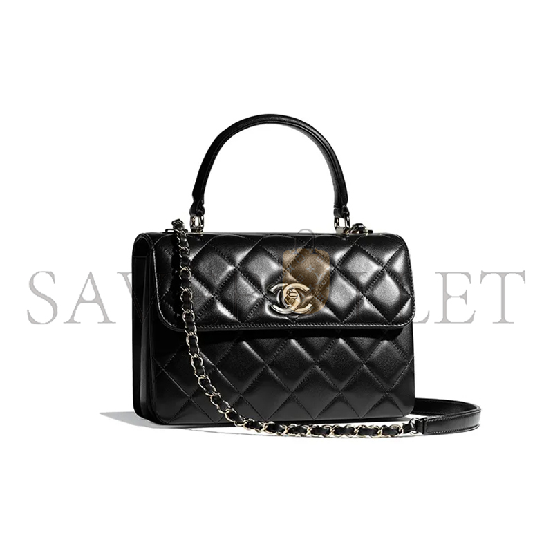 CHANEL TRENDY CC LAMBSKIN FLAP BAG A92236 Y60767 94305