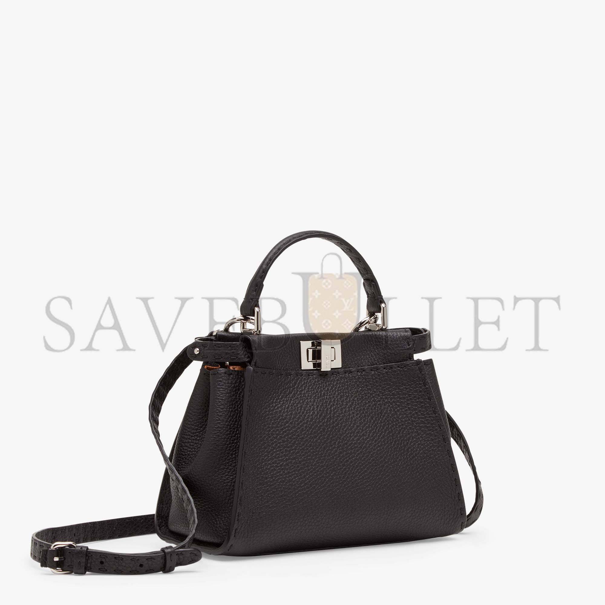FENDI PEEKABOO MINI - BLACK SELLERIA BAG 8BN244Q0JF0E66
