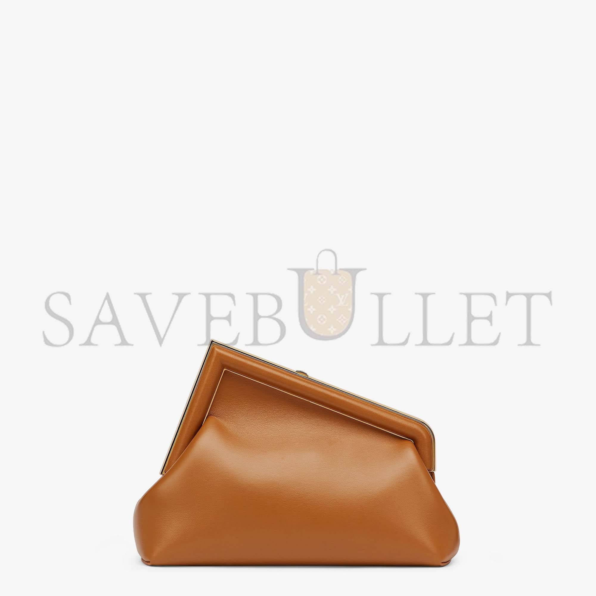 FENDI FIRST SMALL - BROWN LEATHER BAG 8BP129ABVEF0NYJ