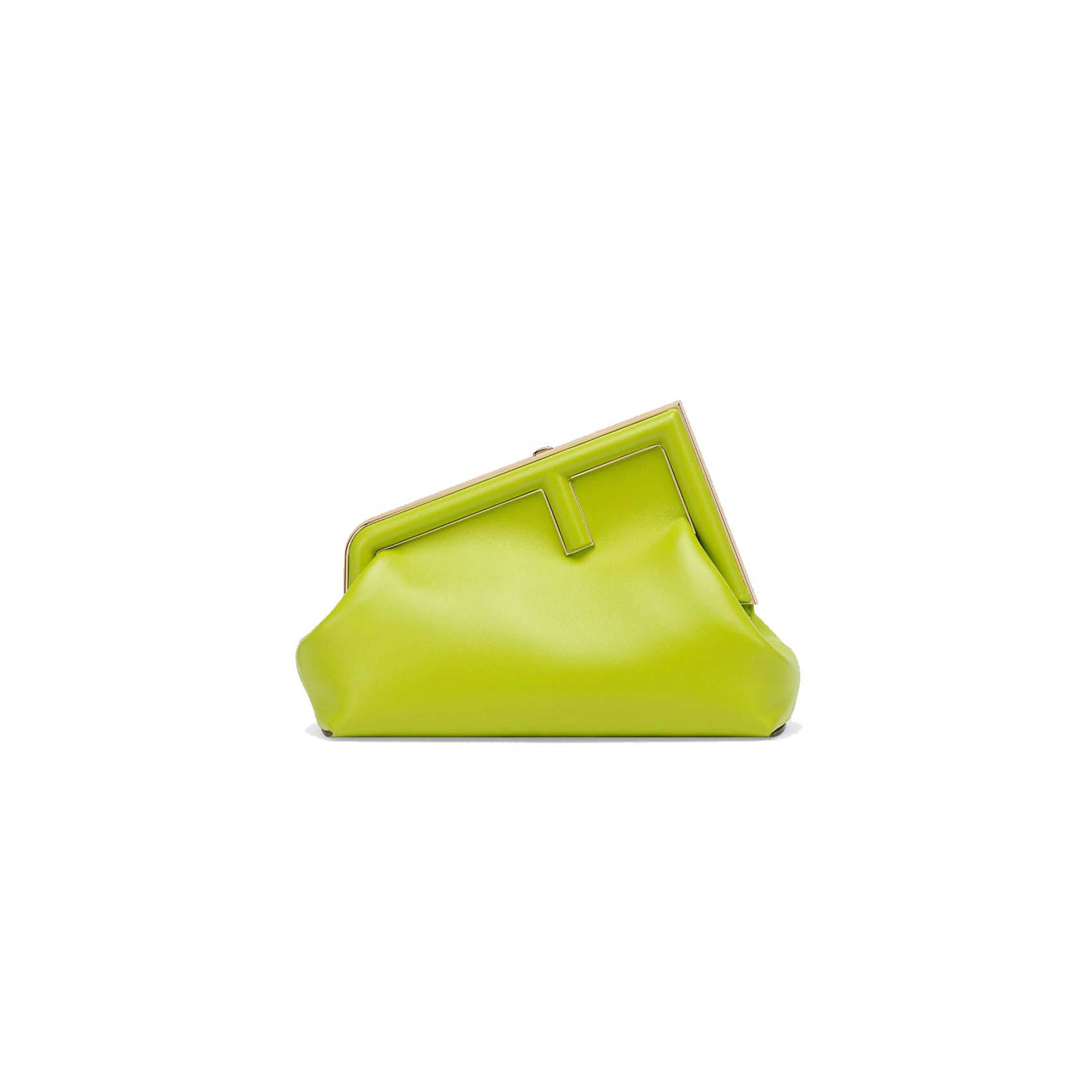 FENDI FIRST SMALL - ACID GREEN LEATHER BAG 8BP129ABVEF1JCP