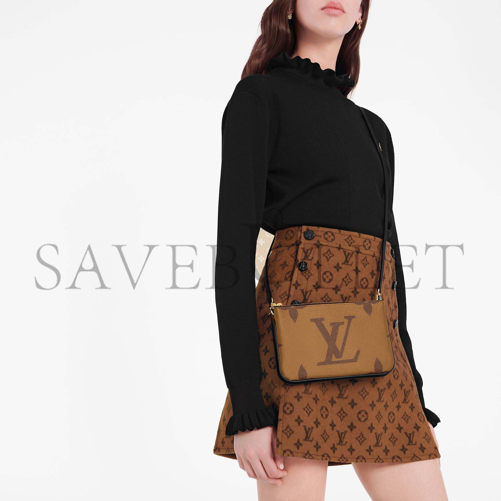 LOUIS VUITTON DOUBLE ZIP POCHETTE M69203