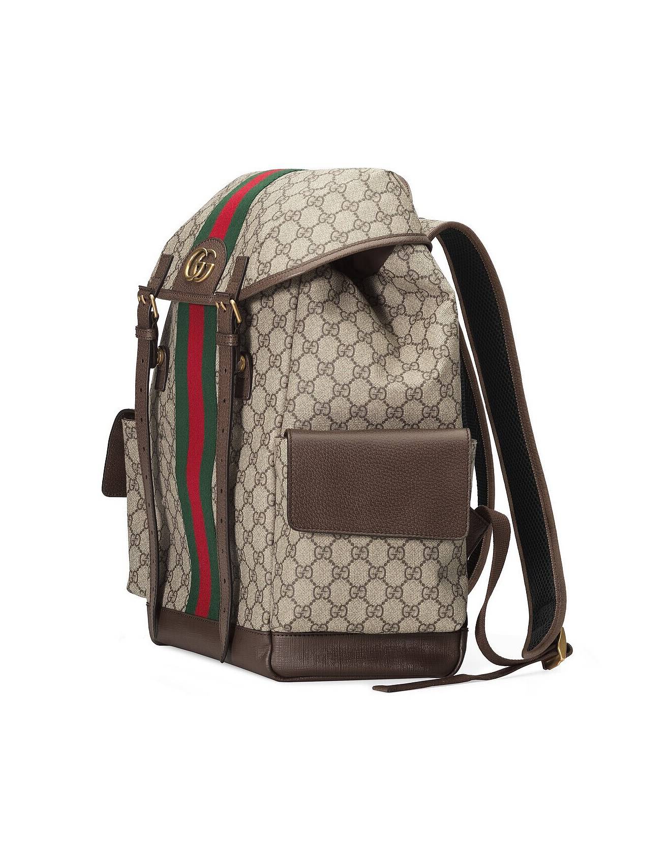 GUCCI OPHIDIA GG MEDIUM BACKPACK 598140 GUCCI OPHIDIA GG MEDIUM BACKPACK 598140
